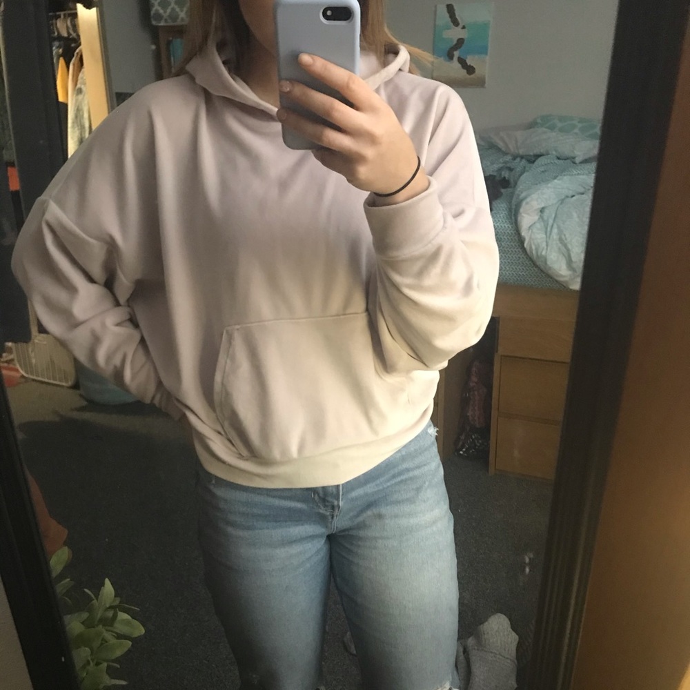 Super Soft American Eagle Cropped Hoodie